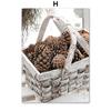 Sheep Deer Squirrel Snow Mountain Bridge Pine Wall Art Canvas Painting Posters And Prints Wall Pictures For Living Room Decor