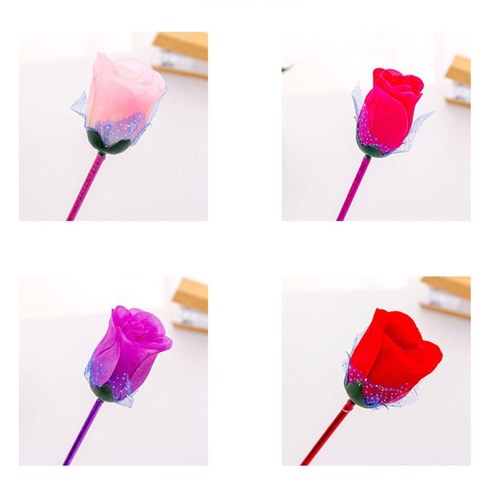 New Students School Ballpoint Pen Stationery Valentine's Day Rose Flower
