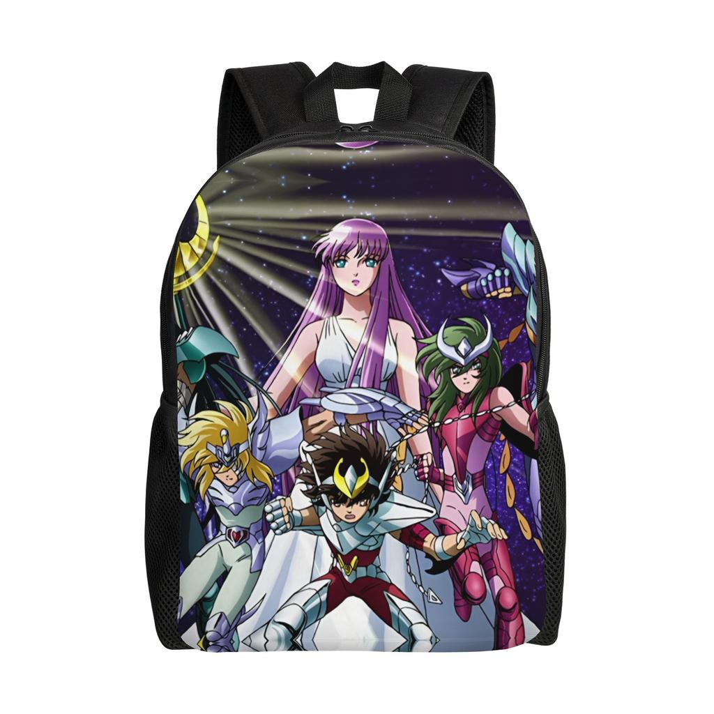 Saint Seiyas Travel Backpack Women Men School Computer Bookbag Mythic College Student Daypack Bags