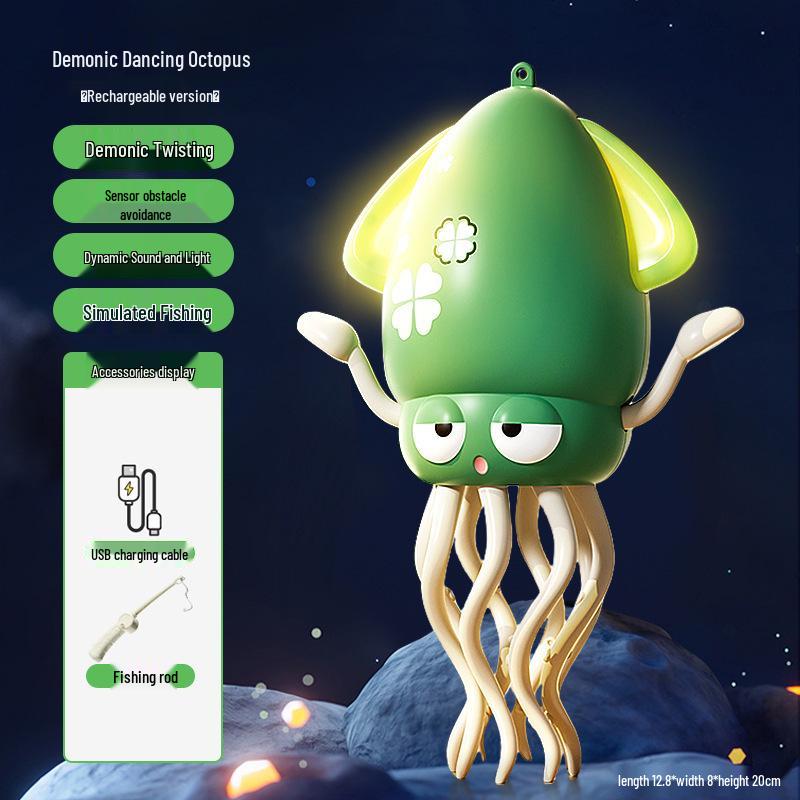 Magical 2026 Dancing Octopus Toy - Luminous Bestseller for Kids