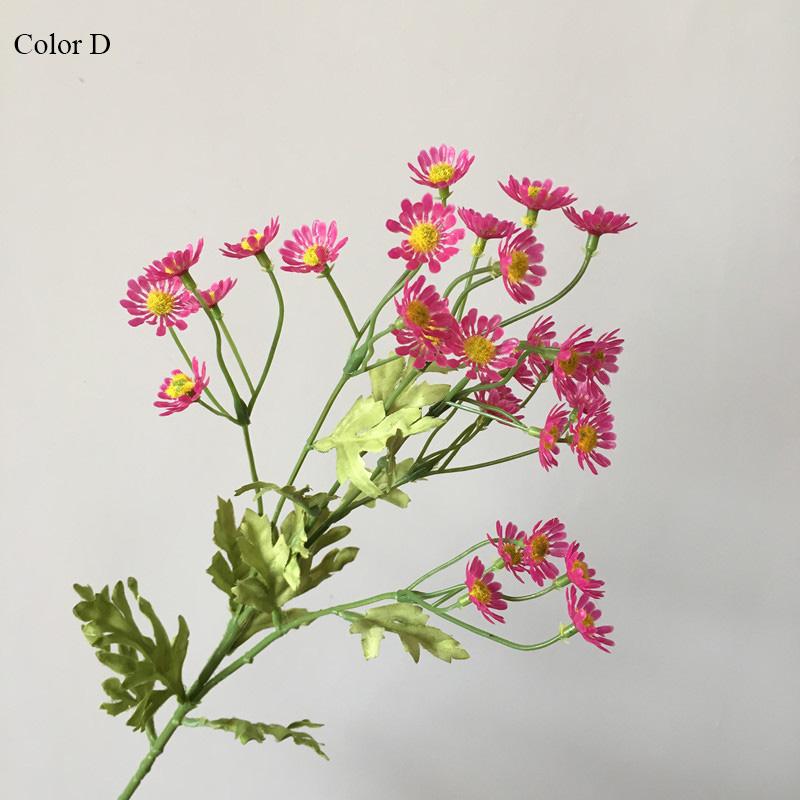 Artificial Daisy Flowers Silk Fake Chamomile Flowers Stamen Small Daisy for Wedding Home Table Decor