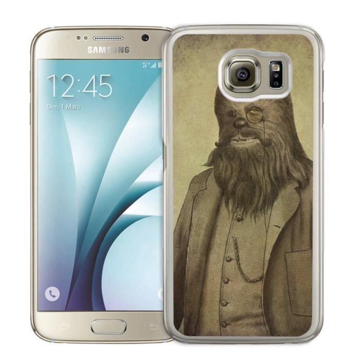 Coque Samsung Galaxy S6 Edge : Star Wars Vintage - Chewbacca