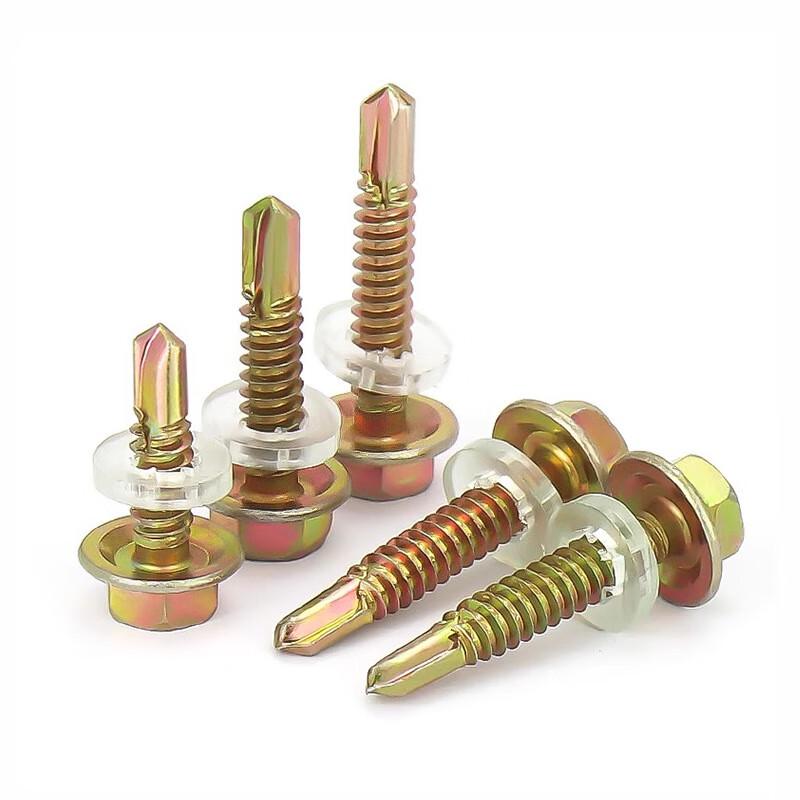 Gu Xin Color Galvanized Hex Head Self-Drilling Screws