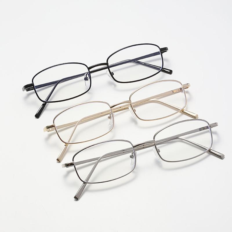 Retro Classic Rectangular Small Frame Glasses For Women Men Ultra Light Clear Reading Spectacle Blue Light Blocking Eyewear