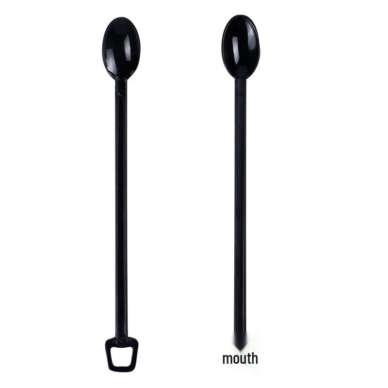 WS Einweg-Rührlöffel aus PS-Kunststoff mit langem Griff