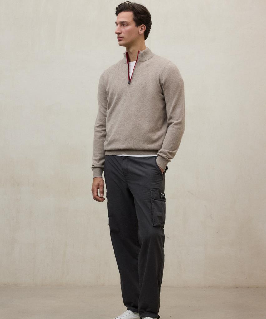 Ekoalpeu Men'S Beige Larch Sweater
