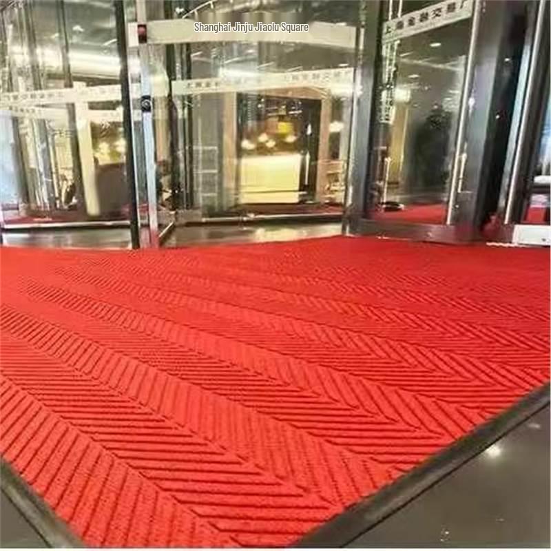 Square Anti-slip Water-Absorbent Entrance Mat for Hotels, Shops, and Elevators