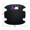 4KS Ochranná samolepka kliky dveří auta Znak Dekorace auta pro BMW M E46 E39 E90 E60 E36 F30 F10 E34 E30 F20 E92 M3 M4 M5 X5 X6