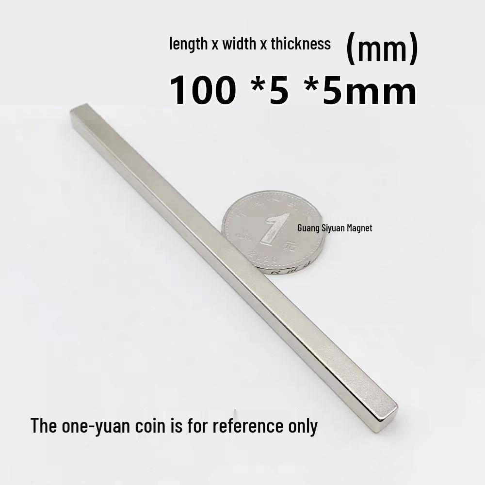 N52 Super Strong Neodymium Iron Boron Magnet, Rectangular 25x30x100mm, Permanent Magnetic Steel Sheet.