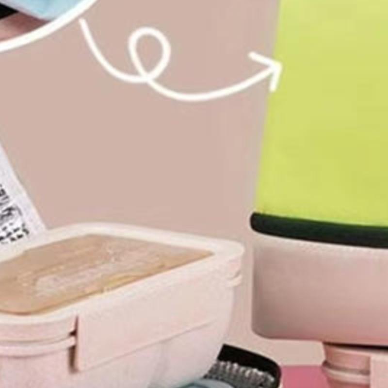 Double-layer Insulated Handbag Lunch Bag With Should Strap Handle Cooler Bag Women Portable Food Bag For Work Student Lunch Box