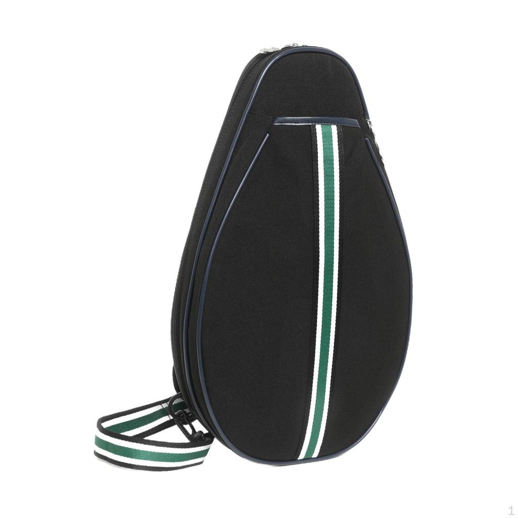 Badminton Paddle Carrier with Zipper, Crossbody