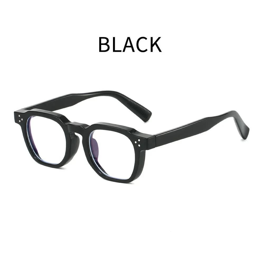 

Men S Fashion New Square-Frame Reading Glasses Unisex New High-Definition Blue Light Blocking Hyperopia Glasses Thick-Rim Design 0