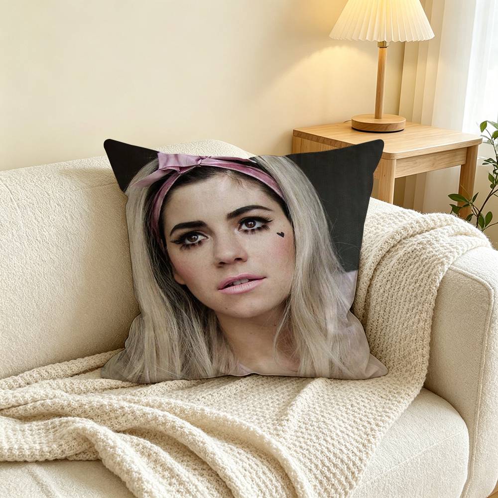 Singer M-Marina and the Diamonds Square Double-Sided printed Pillow Case Bedroom Bedside Pillow Sofa Cushion Cover