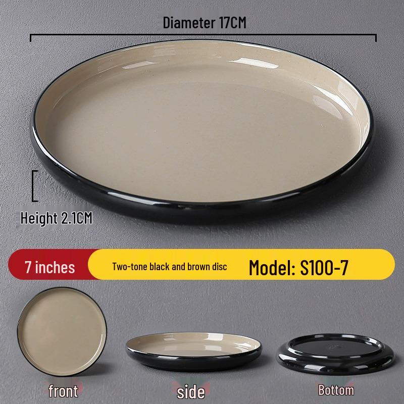 Melamine Nordic Style Cold Dish & Stir-fry Plate for Restaurants and Hotels