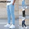 Damenmode, lässig, einfarbig, bedruckt, Hosen und Caprihosen