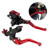 1 Pair 7/8"(22Mm) Universal Motorcycle Brake Master Cylinder Reservoir Levers Master Cylinder Levers Moto Accessories