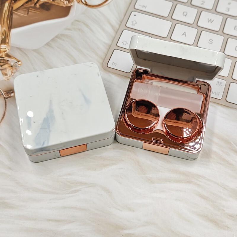 Milin Marble Design Contact Lens Case