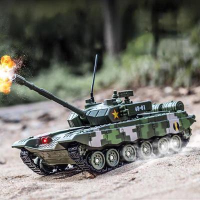 Carro Armato Principale Germania Leopard 2 Americano M1A2 Abrams Cinese Tipo 99B Diecast e Veicoli Giocattolo Suoni e Luce 1:Modello Militare in Lega 48