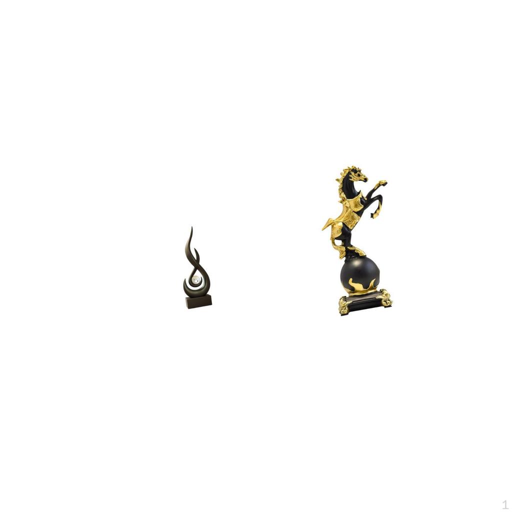 Abstract Statue Modern Art Resin Figurine Ornament for Living Room Bedroom Cabinet Tabletop
