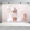 Maan Wol Ster Hete Luchtballon Photophone Fotografie Achtergronden Vinyl Doek Foto Achtergrond voor Kinderen Baby Pasgeboren Fotostudio