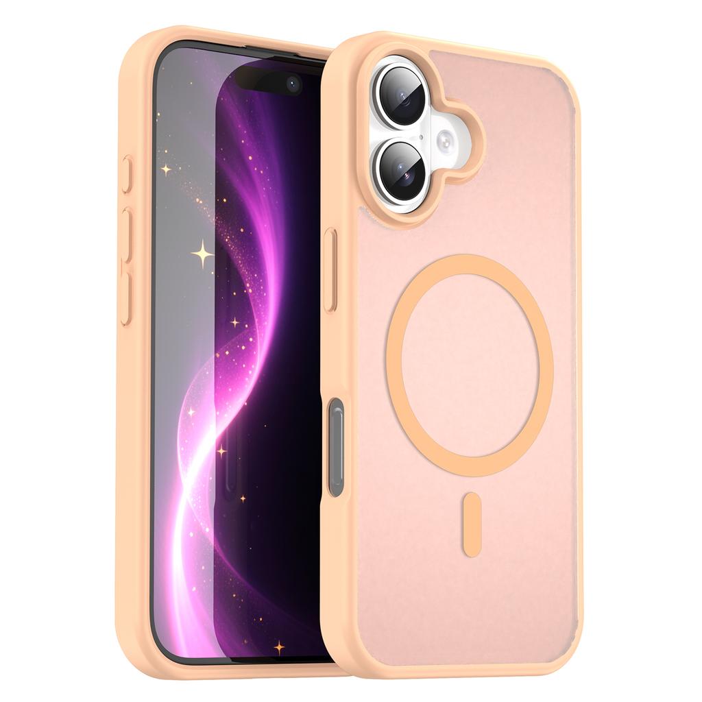iPhone 16 Magsafe Phone Case,Translucent Matte Shockproof Magnetic Phone Cover for iPhone 16