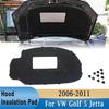 Front Engine Hood Insulation Cotton, Compatible For VW Golf 5/Jetta 2006-2011 Sound Heat Insulation Pad Mat Cover Foam