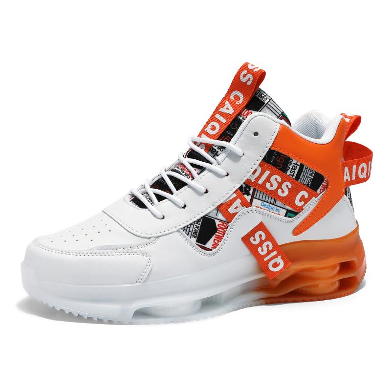 

Мужская спортивная обувь для бега, женские кроссовки, повседневные кроссовки для бега в уличном стиле, студенческие, большие размеры, обувь для скейтбординга 36-45 EU: 45 оранжевый