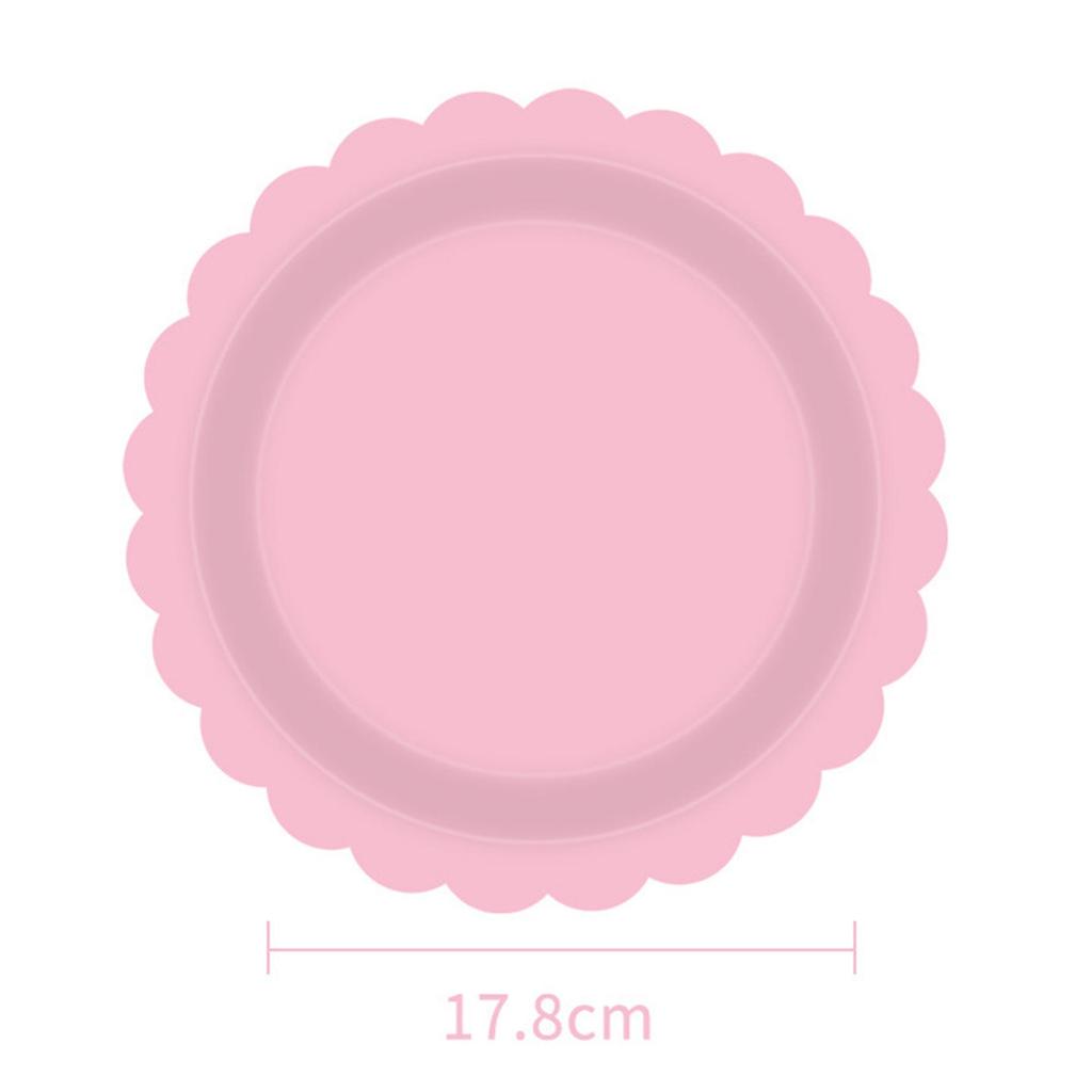 Lace Paper Plates & Napkins Party Set - Disposable Birthday Decoration Supplies