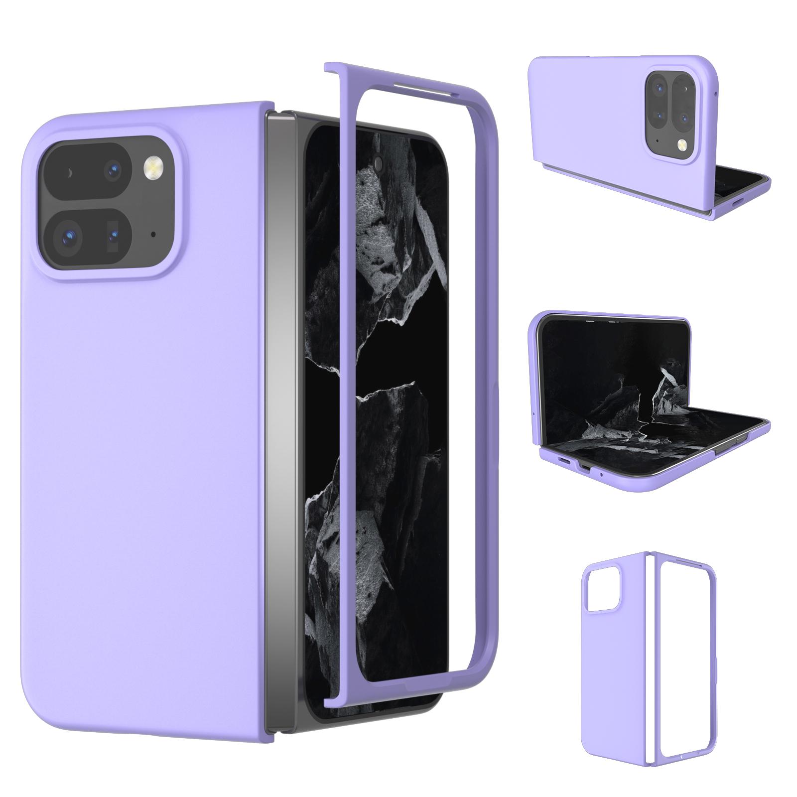 

ABEEL For Google Pixel 9 Pro Fold 5G Case Hard PC Protective Phone Cover Skin Touch Feeling Purple