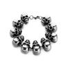Bracciale Teschio Uomo Stile Hip Hop Punk Diablo Bracciale Halloween Personalità Cool