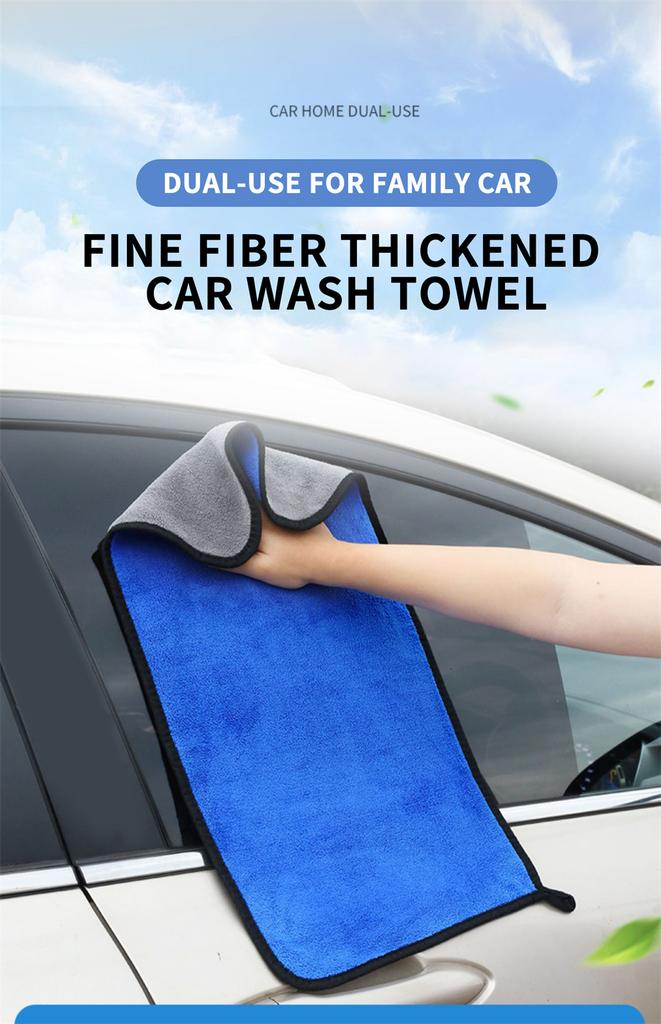 6pcs Car Super Microfiber Towel Car Wash Cloth Auto Cleaning Paint Care Towel Cloths Car Washing Tools
