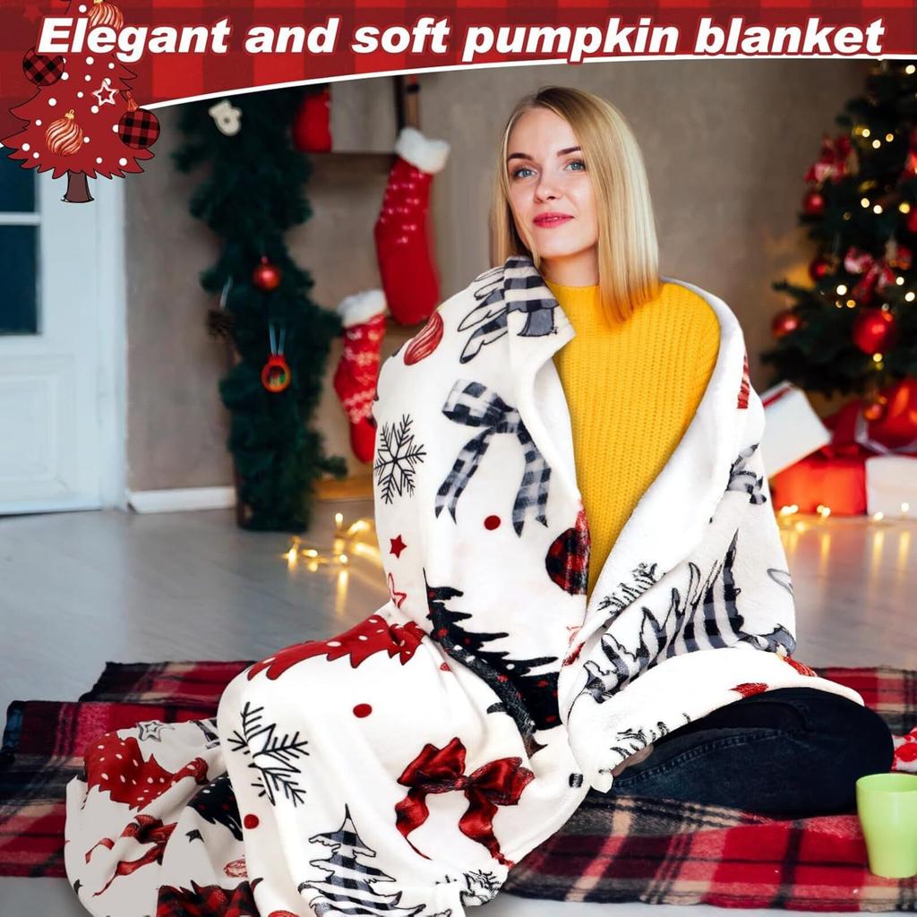 Christmas Tree Blanket Shawl Blanket Sofa Cover Blanket Lunch Break Blanket Flannel Blanket