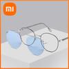 Xiaomi Novo conjunto de óculos de sol redondos masculinos e femininos, óculos de sol polarizados dois em um, armação magnética para óculos de sol míopes 7007