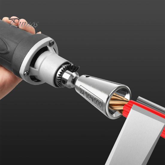Wire Twister Tool Electrical Power Drill Wire Connector Heat-Resistant Rustproof Reusable Wire Nut Twister Cable Stripping Tool