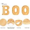 Themed Party Appetizer Board 3Pcs Halloween BOO Letters Fruit Tray, Large Fillable Candy Server, Snacks Creative Food Presentation Cookies Platter,