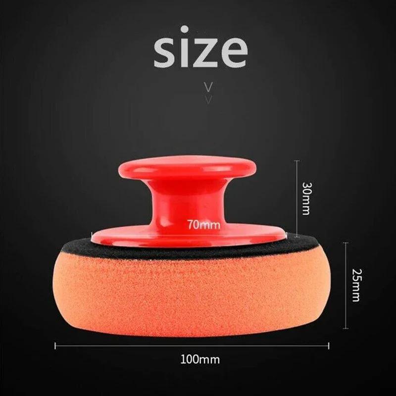 1Set Car Waxing Sponge Polish Pad Multifunctional Microfiber Applicator Polisher Wax Sponges Accessories Auto Cleaning Tools