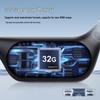 Waterproof Bone Conduction Wireless Headphones with 32GB Memory and Long Battery Life