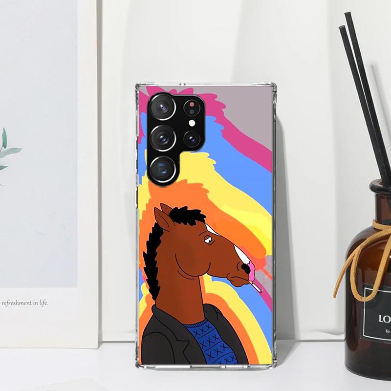 Cartoon B-BoJack Horsemans Phone Case For Samsung Galaxy S26 S25 Edge S24 FE S23 S22 Ultra S21 Plus S20 + Art Fundas Back Cover