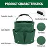 17L Folding Basket with Handle Collapsible Garden Tool Tote Storage Bag Portable Picnic Baskets Outdoor Beach Baskets JT581