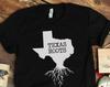Texas Roots Shirt, Texas Shirts, Texas Gifts, American State TX Map Shirts, Texas Art