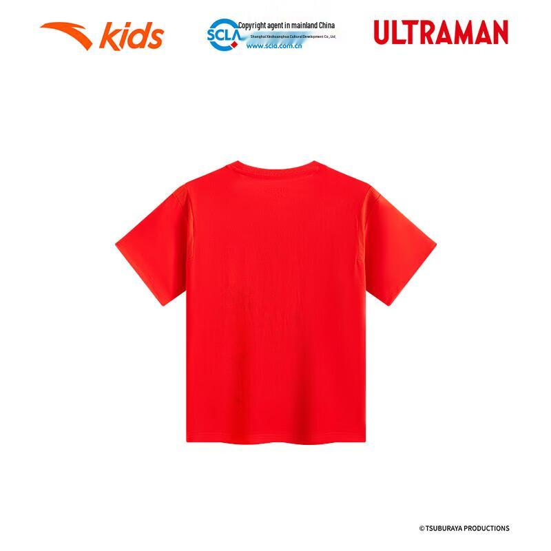 Anta Kids Boys' Ultraman Summer Breathable Short Sleeve T-Shirt