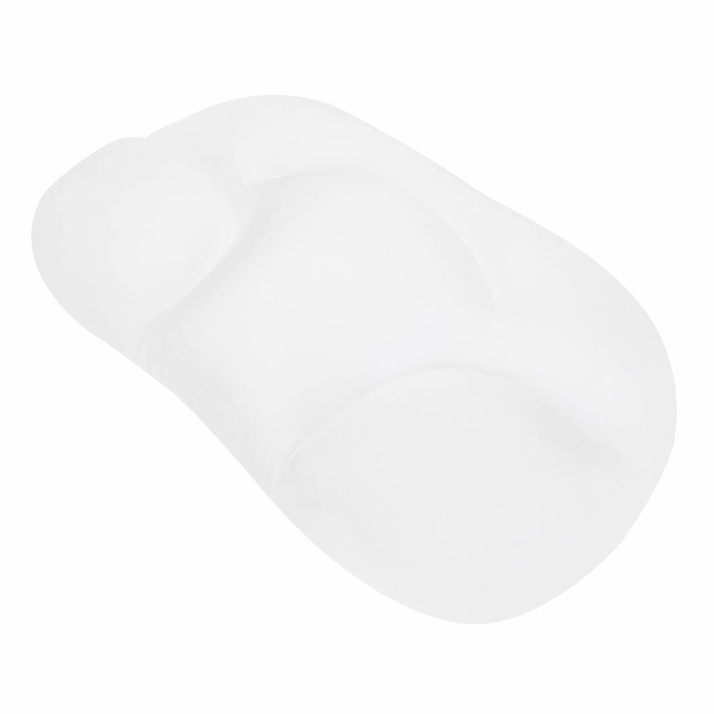 Multi Functional Foam Sleep Pillow Soft Skin Friendly Neck Head Support Care Pillow(White )