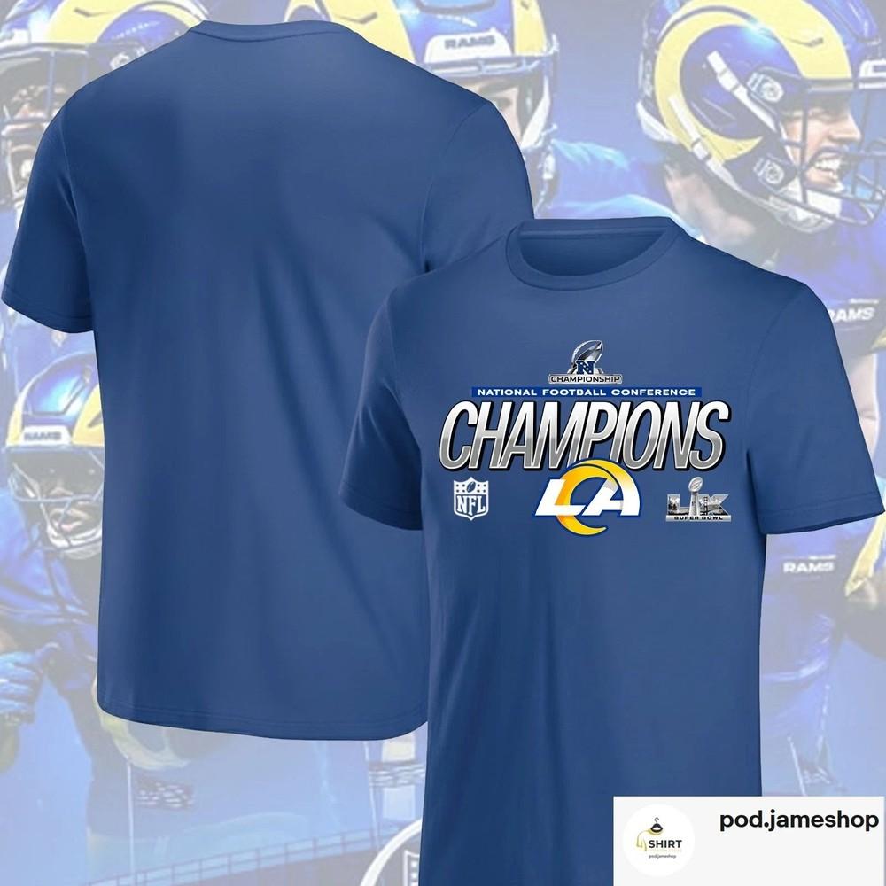 LA Ram 2025 NFC Champions Conference Champions Shirt S-5XL Unisex T-Shirt XXXXL