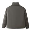 Womens Two-Tone Stand Collar Long Sleeve Cotton Puffer Coat Winter Warm Casual Outerwear