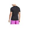 Adidas Gym+ Training Seamless Moisture-Wicking Printed Round Neck Short Sleeve T-Shirt Men Tops Black Grey IM7485