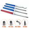 Woodturning Tools Set Woodworking Chisel Carbide Inserts Cutter Stainless Steel Bar Aluminum Handle Wood Turning for Lathe