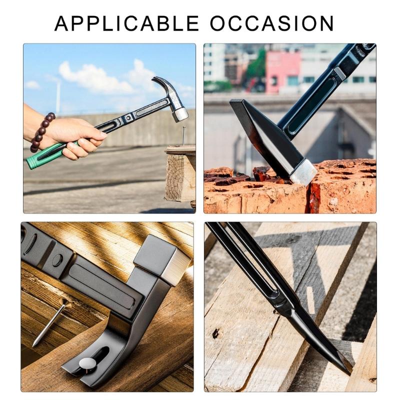 Professional Shock Reducing Hammer with Comfortable Grip Handle for Constructions Home Repair Building and Renovations