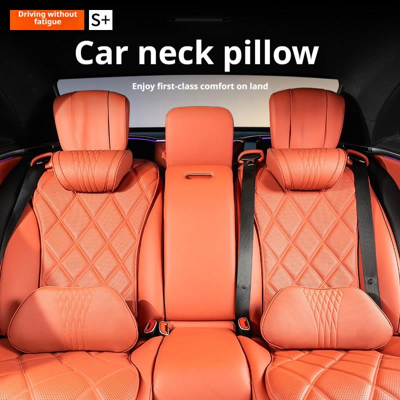 For Citroen Memory Foam Car Neck Pillow Fit Fit C3 C4 C5 C6 C4X C5X Berlingo C‑Aircross Car Lumbar Pillow Car Accessories