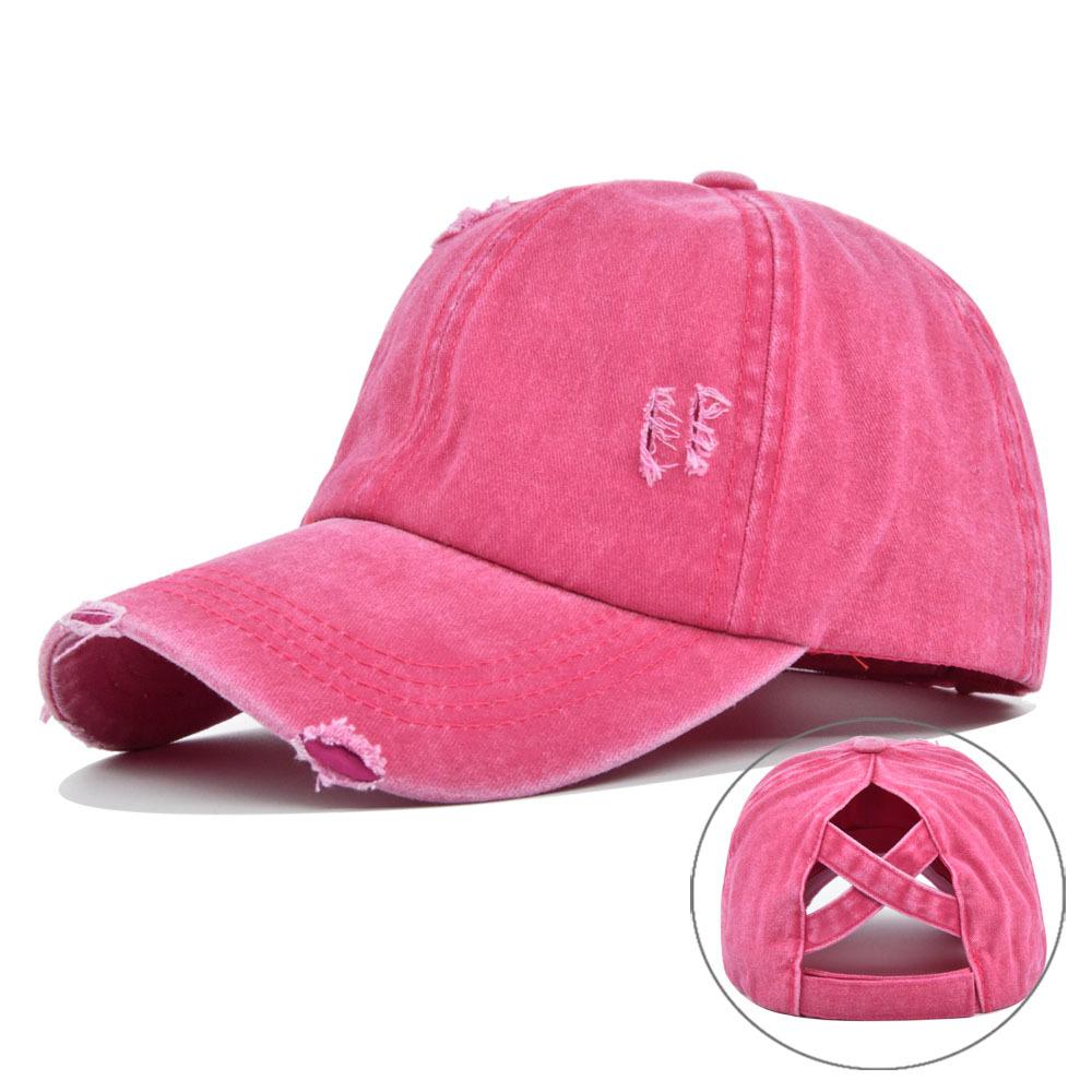 Color Washed Solid Retro Baseball Cap Cotton Sun Hat Vintage Duck Tongue Cap