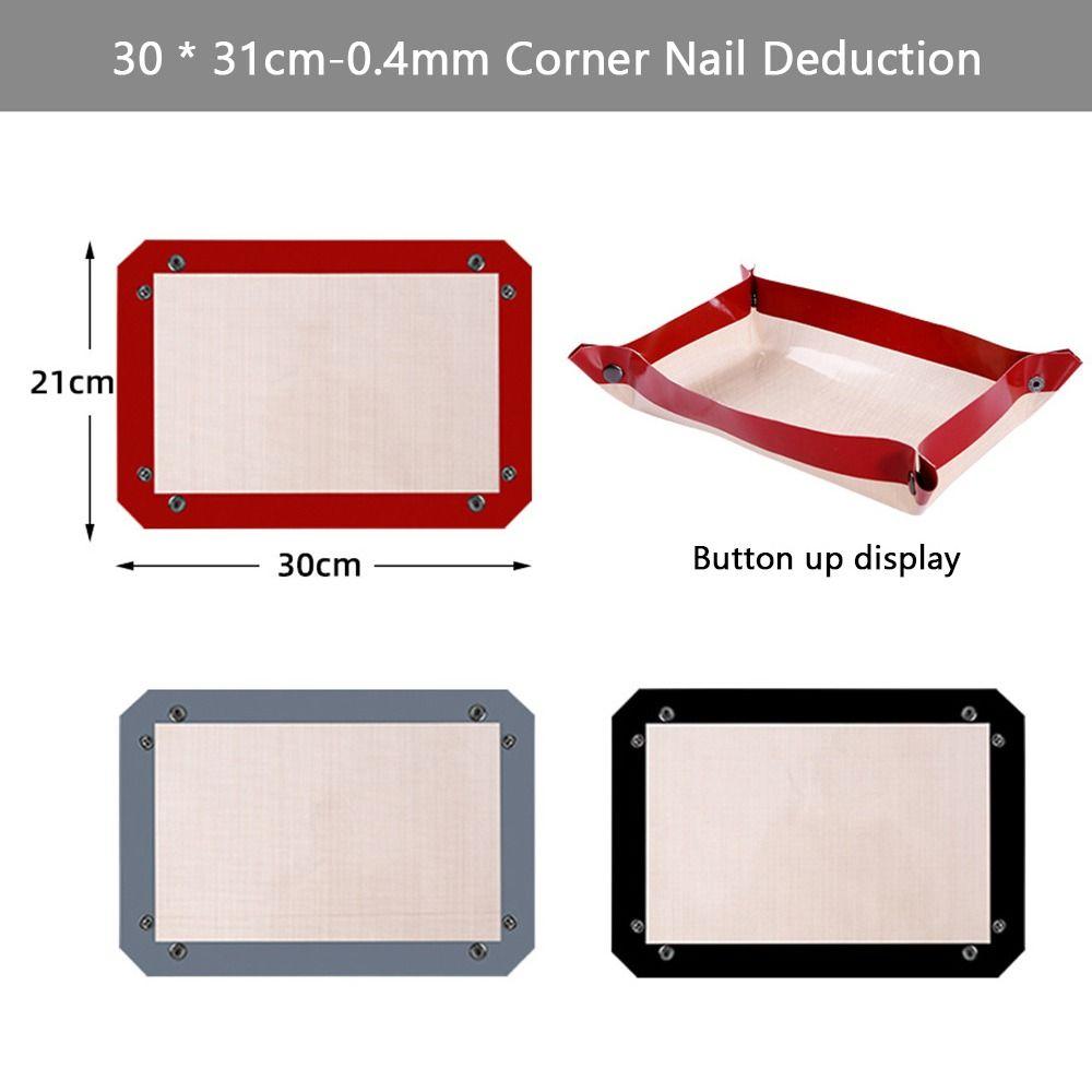 Heat Resistant Silicone Baking Mat Non-Stick Oven Liner Baking Basket Baking Tray  Dessert Making